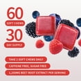 thumbnail image 4 of Snap Supplements Beet Chews - Energy Beetroot 60 Soft Chews, 4 of 9