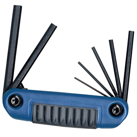 Bybiment EKLIND 25171 Ergo-Fold Foldable Hex Key Wrench - 7-Piece Set Metric MM Sizes 1.5-6