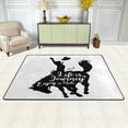 thumbnail image 2 of SKYSONIC Inspirational Quotes Area Rug 72x48in Western Cowboy Non-Slip Floor Carpet for Indoor Living Dining Room and Bedroom Area, 2 of 7
