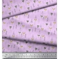 thumbnail image 3 of Soimoi Rayon Fabric Artistic Tree,Reindeer & Fox Face Kids Print Fabric by The Yard 42 Inch Wide, 3 of 3