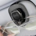 thumbnail image 2 of Suitable for Volvo Car Sunglasses Holder, Leather Glasses Holder Glasses Holder for Car Sun Visor, 2 of 5