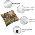 thumbnail image 6 of nygtbtfer Throw Pillow Cover Real Far East Round Up Win Ride Wreath Pillow Case Decorative Men Women Boy Girl Room Cushion Cover for Home Couch White, 6 of 7