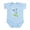 Sky Blue, variant on CafePress - Lucky Dog Infant Bodysuit - Baby Light Bodysuit, Size Newborn - 24 Months