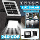 thumbnail image 3 of 2pz Lámpara Solar Exterior Con Reflectores Led Para Jardín Xtellar negro, 3 of 3