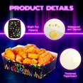 thumbnail image 3 of Bandejas para servir comida Neon Glow Junkin, 50 unidades, para fiestas, 3 of 6