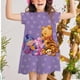 thumbnail image 1 of Falda de playa con estampado de dibujos animados de Winnie The Bear para mujer y bebé, vestido de verano de princesa para bebé 2T Gao Jinjia LED, 1 of 2