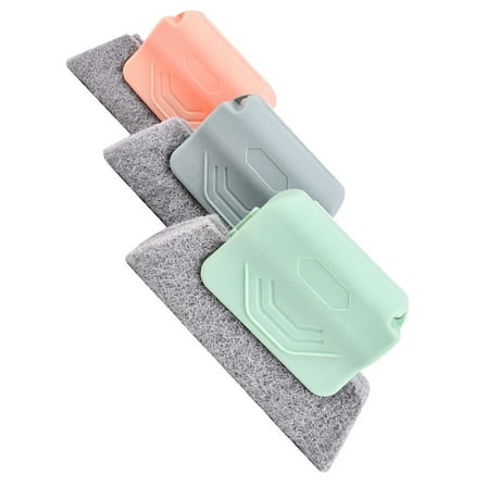 GOOHOCHY  3 Pcs Sliding Door Track Cleaner Crevice Cleaning Brushes for Household