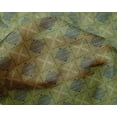 thumbnail image 4 of oneOone Silk Tabby Fabric Leaves & Geometric Block Decor Fabric Printed BTY 42 Inch Wide, 4 of 4