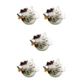 thumbnail image 2 of Baohd 1/2/3/5 Garden Ornament Durable Resin Craft To Complement Outdoor Strong Chicken B 5PCS, 2 of 6
