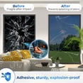 thumbnail image 2 of Hwawhin 35" x 160"inch Window Privacy Film,Blackout Daytime Window Tint for Home and Office Keep the Sun Out,Oneway Window Film Peel and Cling for Daytime Privacy,Non-Adhesive Mirror Window Clings, 2 of 7