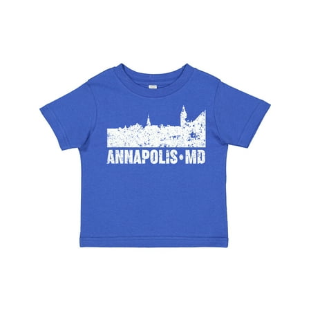 

Inktastic Annapolis Skyline Grunge Gift Toddler Boy or Toddler Girl T-Shirt