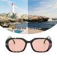 thumbnail image 4 of Gafas de sol rectangulares en forma de T, gafas de sol de moda urbana, fabricadas en PC y metal., 4 of 5