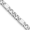 thumbnail image 4 of 14K White Gold 5.5mm Polished Fancy Link Bracelet, 4 of 5