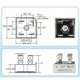 thumbnail image 2 of diodos rectificadores de puente Kbpc5010 de 50 A, 1000 V, monofásicos, de onda completa, 50 A, de silicio, con orificio pasante de 4 pines., 2 of 5