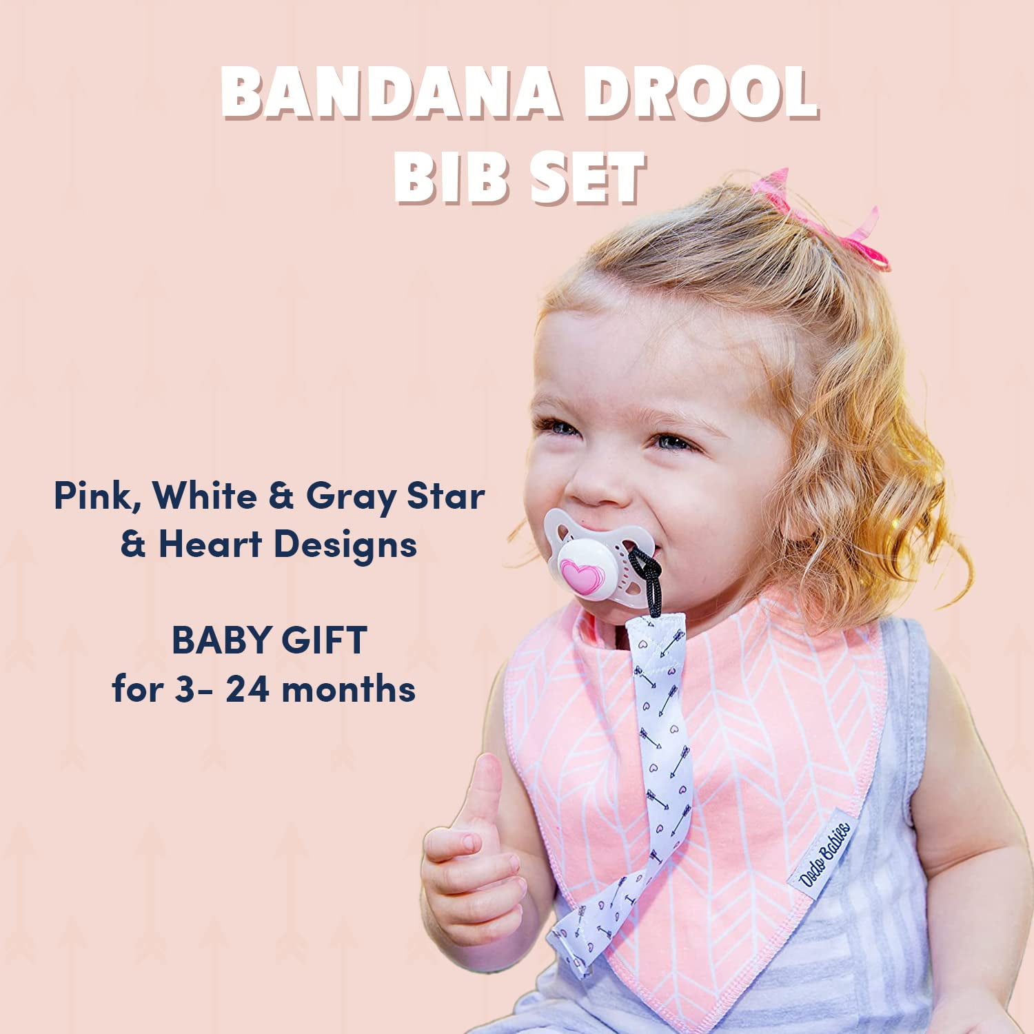 Baby Boy Gifts Dodo Babies Bandana Drool Bib Set Eight 100