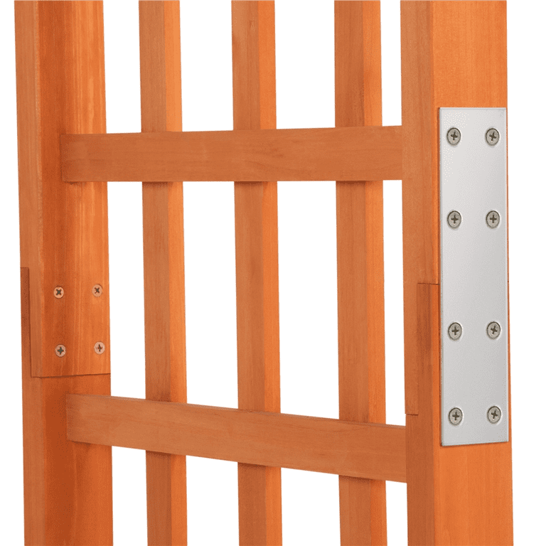 Yaheetech Wooden Garden Arbor Arch with Pergola Top photo 5