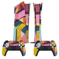 thumbnail image 2 of Skin Sticker for PS5 Slim Standard PS5 Pro Disc Digital Edition Console and Controllers Decals for Playstation 5 (Color 3D Plate ,PS5 Pro Standard), 2 of 5