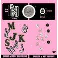 thumbnail image 2 of Straw Covers for Stanley Cup Accessories:Black Decorations for Stanley 30oz & 40oz Tumbler with Handle, Bling Letter Charms and Flower Silicone Straw Cap Topper, Trendy Stuff for Teen Girls and Women, 2 of 7