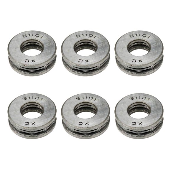 Rannb 51101 Thrust Ball Bearing Axial Ball Thrust Ball Bearings 12mm x 26mm x 9mm - Pack of 6