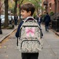 thumbnail image 5 of Binienty Camo Pink Bow Backpack for Teen Girls Middle School 17 Inch Heavy Duty School Backpack with Side Pockets School Bag Children Back to School Gifts, 5 of 8