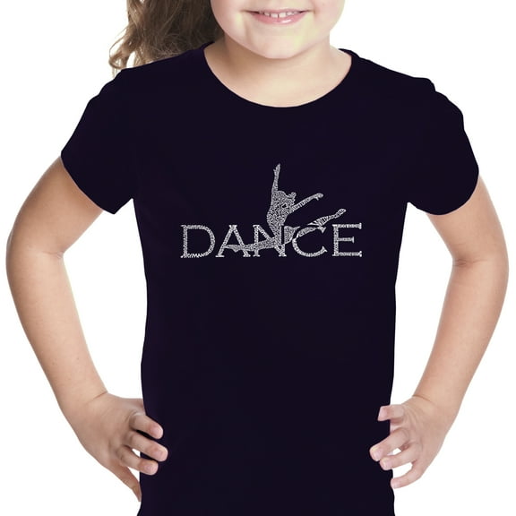 LA Pop Art Girl's Word Art T-shirt - Dancer