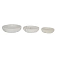 thumbnail image 2 of Benjara BM231246 Bol en Marbre Rond 1.25 x 6 x 6 Po, Blanc - Ensemble de 3, 2 of 3