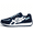 Blue, variant on CHICVOMEY Fashion Tennis Sneakers for Women Retro Platform Sneakers - Breathable Mesh Lace-up Platform Tennis Shoes with Non-slip Outsole - Casual & Walking Sneakers for Daily Wear