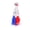 White, variant on Lightweight Patriotic Faceless Gnome Plush Compact Toy, 4th of July Red White Blue Hat Dwarf Doll Gift for Independence Day Home Party Decor(4.33×3.54×11.42in)
