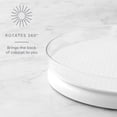 thumbnail image 3 of Tocadiscos para nevera, organizador para almacenamiento de refrigerador, 11 pulgadas, color blanco, 3 of 8