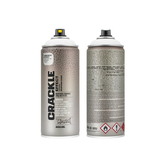 Montana Cans CRACKLE EFFECT Spray Paint, 400ml, Pure White