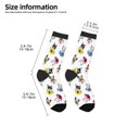 thumbnail image 2 of Honeii French Bulldog With Coffee Cup Print Children's Colorful Socks,Unisex Kids and Toddlers' Cushioned Sock,Kids Athletic Crew Socks,for Everyday Wear and Sports, 2 of 5