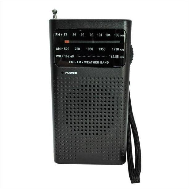 Radio Portátil AM/FM, Miniradio Analógica de Bolsillo con Recepción de Banda , Ideal para Correr, Acampar y Viajar.