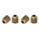 thumbnail image 3 of 50 Pcs M4 Threaded Inserts For Wood Furniture Screw In Threaded Insert Nuts Zinc Alloy Threaded Fastener, 3 of 5