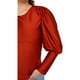 thumbnail image 5 of Blusa de puño cerrado Roman Fashion/Tallas Extras, 1809 (Ladrillo) naranja oscuro 36 Roman Fashion BL-GR-1809-LADRILLO-ALL, 5 of 7