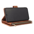 thumbnail image 6 of iPhone 11 Wallet Case, Dteck Soft Leather Zipper Wallet Case Magnetic Buckle Horizontal Flip Cover with 5 Card Slots/Photo Pocks For Apple iPhone 11 6.1 inch 2019, Brown, 6 of 8