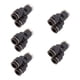 thumbnail image 1 of 5 Piezas Manguera de Agua Aire Triple Empuje Rosca Neumático Cola Colocación del tubo de la manguera de agua de aire, 1 of 8