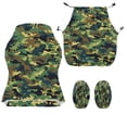 thumbnail image 2 of HUIACONG Camo Dinosaur Gaming Chair Covers 4 Piece Cat Scratch Proof Desk Chairs Covers Slipcover Protectors with Straps and Zipper for Home, Office Decorations, 2 of 8