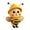 C, variant on QITOWM Cute Bee Shaped Decorative Pendant, 2D Flat Acrylic Cartoon Animal Easter Festival Home Decoration, Keychain, Backpack and Tree Accessory Hangs Ornament (A)