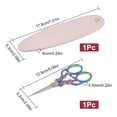 thumbnail image 2 of HLONK 1Set 4.7Inch Stainless Steel Sewing Scissors Butterfly Pattern Pointed Tip Rainbow Color, 2 of 7