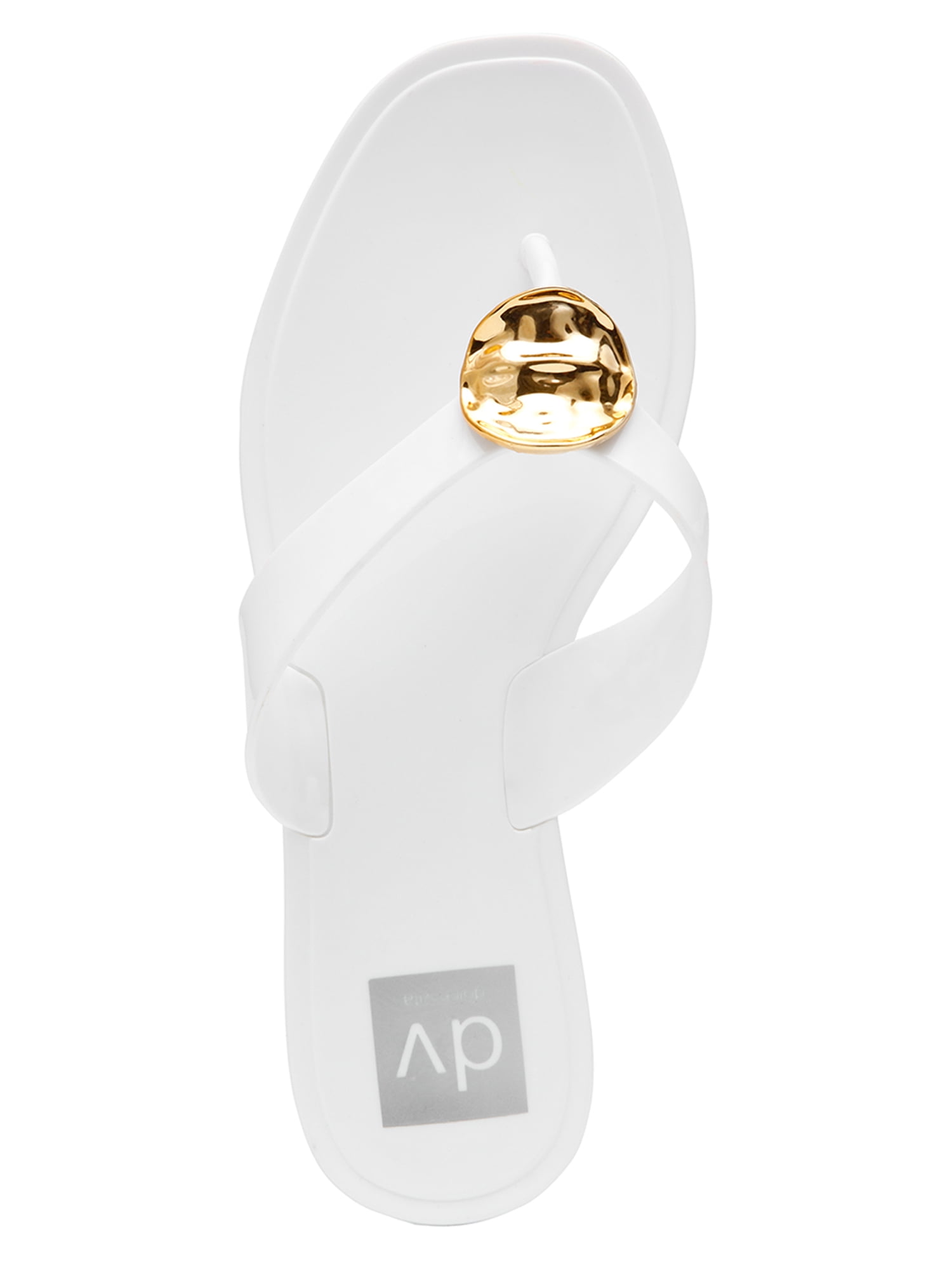 DV Dolce Vita Women's Jesper Jelly Thong Sandal with Ornament