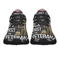 thumbnail image 5 of Memorial Day Veteran Only Two Defining Forces Have Ever Offered To Die For You Jesus ChriStand the Vet Shoes Sneakers Black Size 8.5, 5 of 7