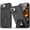 Solidblack, variant on Luxury Stand & Strong Magnetic for iPhone 16e Case, [Compatible with MagSafe] Built in Invisible Stand Frosted Transparent Anti-Scratch Phone Cover for iPhone 16e, Solidblack