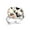 Multi 1, variant on Black Cats Cactus Stainless Steel Rings for Women, Open Adjustable Ring Promise Ring Jewelry Gifts