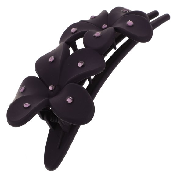 VERDANVERSE Pinza Para Morado Con De Flor Ideal Para Finos Y Estilos Variados