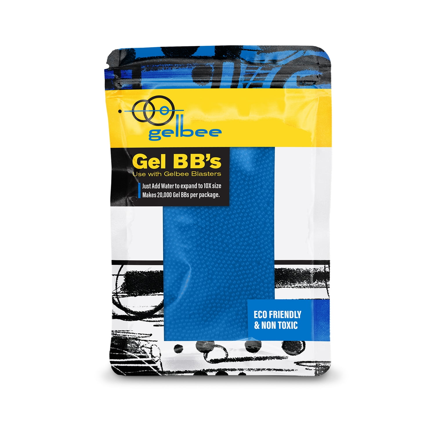 GelBee's 20,000 Ct Gel Beads, 7.5mm for Water and Gel Bead Blasters