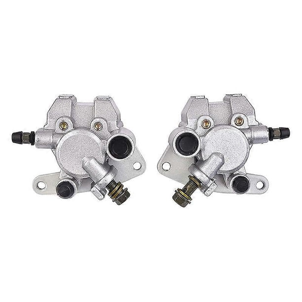 Front right and front left brake calipers (with brake pads) compatible with Banshee 350 Grizzly 350 400 450 250 350 450 200