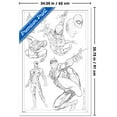 thumbnail image 3 of Marvel Sketch - Spider-Man Wall Poster, 22.375" x 34" Framed, 3 of 5