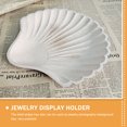 thumbnail image 4 of 2pcs Jewelry Tray Shell Shape Jewelry Display Dish Chic Jewelry Holder Photo Prop, 4 of 9