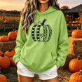thumbnail image 6 of TKLPEHG Womans Thanksgiving Sweatshirts Fall Fashion Pumpkin Graphic Hoodies Long Sleeve Hooded Drawstring Casual Pullover with Pocket (Green,L), 6 of 6