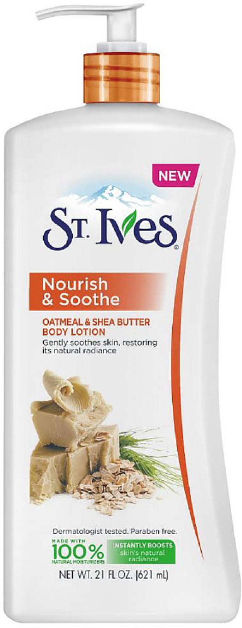 St. Ives Naturally Soothing Body Lotion, Oatmeal & Shea Butter 21 oz